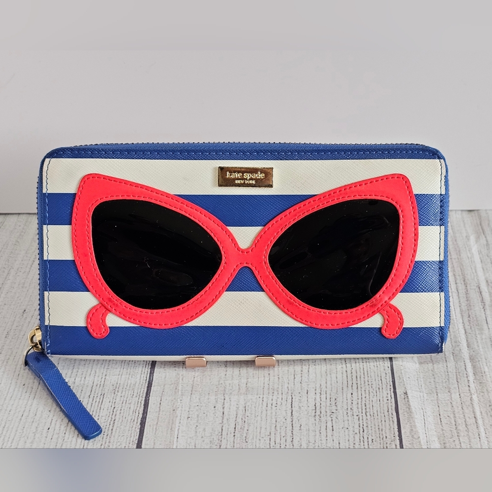 Kate Spade "Make a Splash" Neda Zip-Around Contentialn Wallet